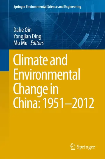 Cover of Climate and Environmental Change in China