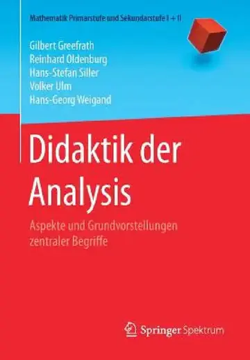 Cover of Didaktik Der Analysis