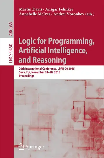 Cover of Logic for Programming, Artificial Intelligence, and Reasoning