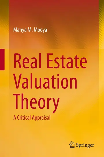 Cover of Real Estate Valuation Theory
