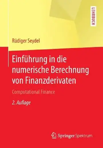 Cover of Einführung in Die Numerische Berechnung Von Finanzderivaten