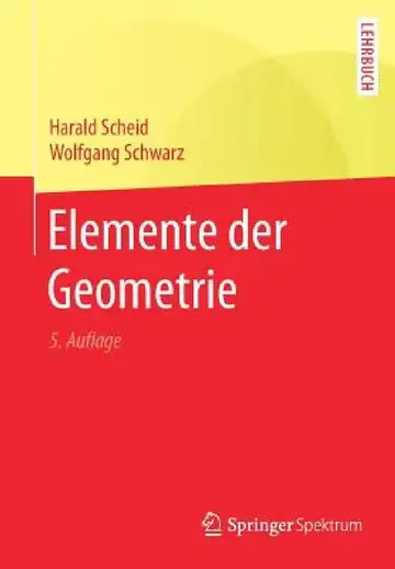 Cover of Elemente Der Geometrie