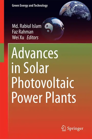 Cover of Advances in Solar Photovoltaic Power Plants
