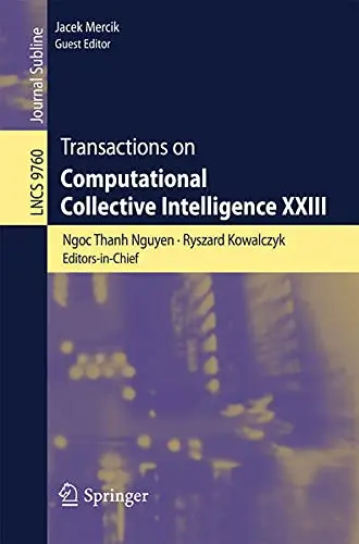 Cover of Transactions on Computational Collective Intelligence XXIII
