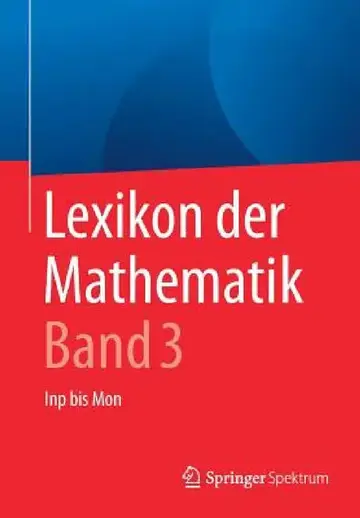 Cover of Lexikon Der Mathematik