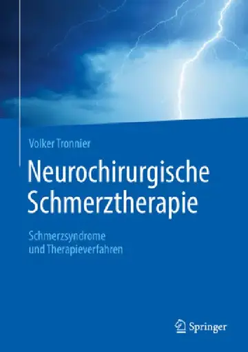 Cover of Neurochirurgische Schmerztherapie