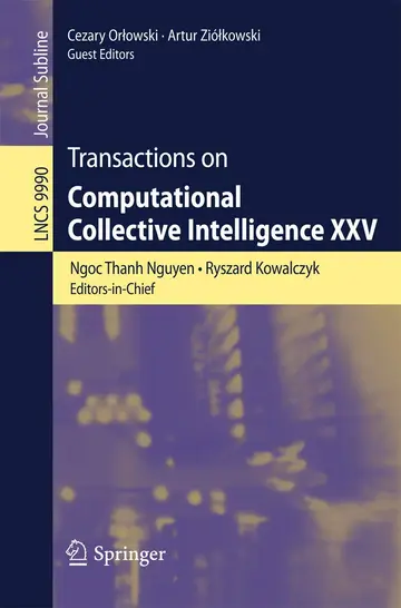 Cover of Transactions on Computational Collective Intelligence XXV