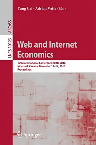Cover of Web and Internet Economics