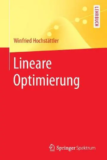 Cover of Lineare Optimierung
