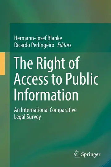 Cover of The Right of Access to Public Information