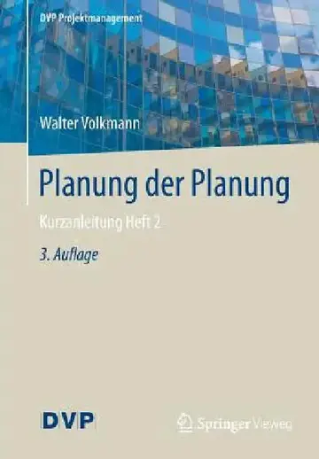 Cover of Planung Der Planung