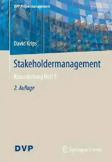 Cover of Stakeholdermanagement