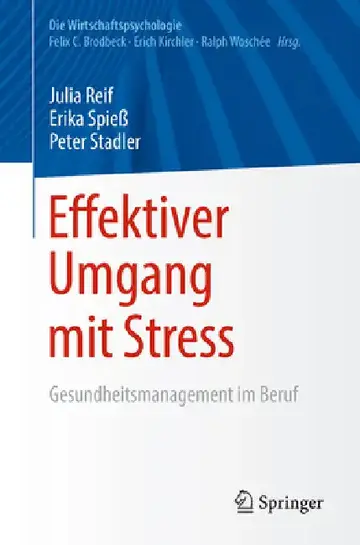 Cover of Effektiver Umgang Mit Stress