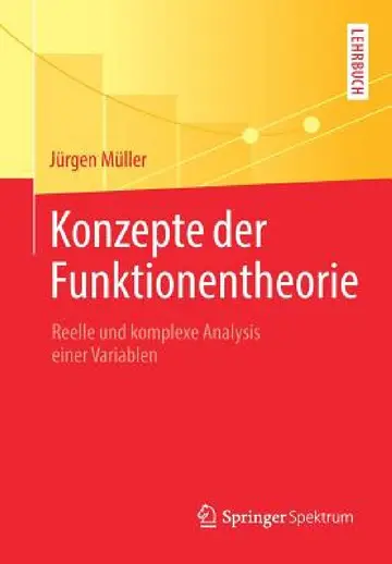 Cover of Konzepte Der Funktionentheorie
