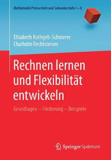 Cover of Rechnen Lernen Und Flexibilität Entwickeln