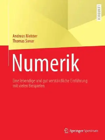Cover of Numerik