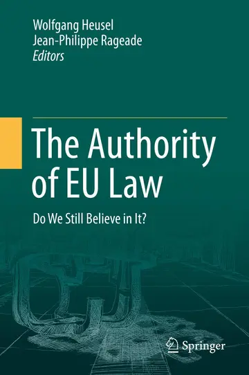 Cover of The Authority of EU Law
