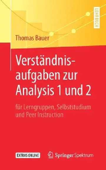 Cover of Verständnisaufgaben Zur Analysis 1 Und 2