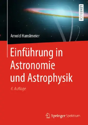 Cover of Einführung in Astronomie Und Astrophysik