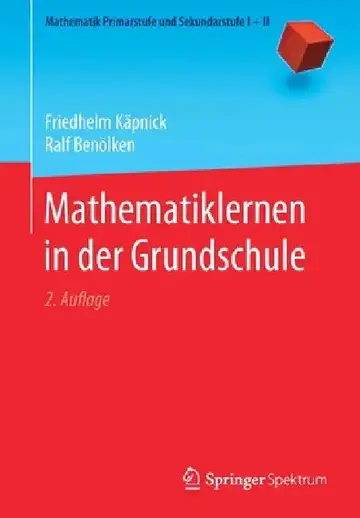 Cover of Mathematiklernen in Der Grundschule