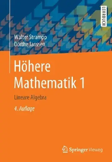Cover of Höhere Mathematik 1