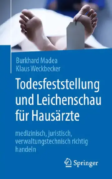 Cover of Todesfeststellung Und Leichenschau Für Hausärzte