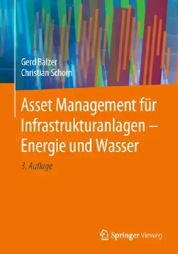 Cover of Asset Management Für Infrastrukturanlagen - Energie Und Wasser