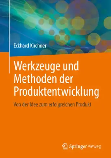 Cover of Werkzeuge Und Methoden Der Produktentwicklung