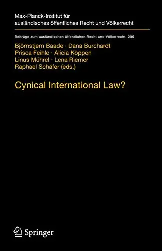 Cover of Cynical International Law?