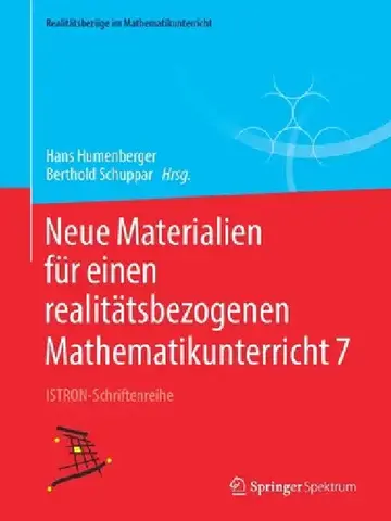Cover of Neue Materialien Für Einen Realitätsbezogenen Mathematikunterricht 7