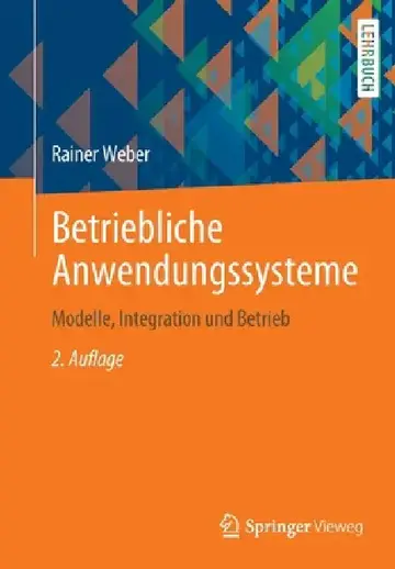 Cover of Betriebliche Anwendungssysteme