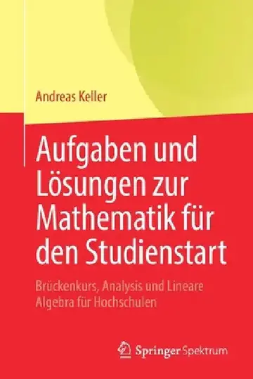 Cover of Aufgaben Und Lösungen Zur Mathematik Für Den Studienstart