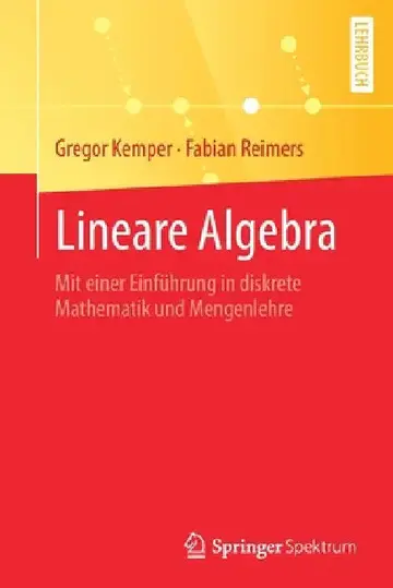 Cover of Lineare Algebra