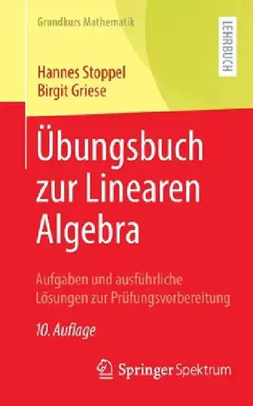 Cover of Übungsbuch Zur Linearen Algebra