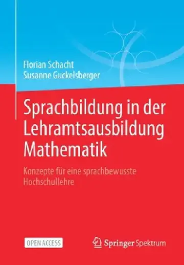 Cover of Sprachbildung in Der Lehramtsausbildung Mathematik