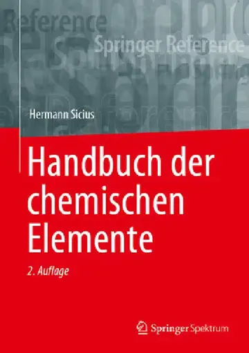 Cover of Handbuch Der Chemischen Elemente