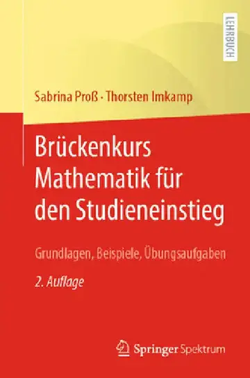 Cover of Brückenkurs Mathematik Für Den Studieneinstieg