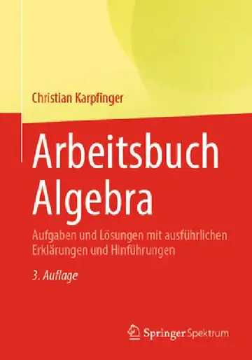 Cover of Arbeitsbuch Algebra