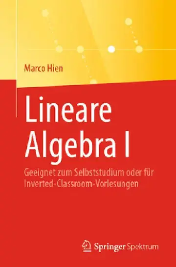 Cover of Lineare Algebra I