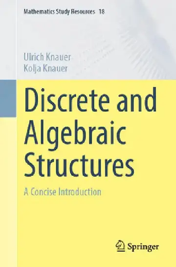 Cover of Discrete and Algebraic Structures