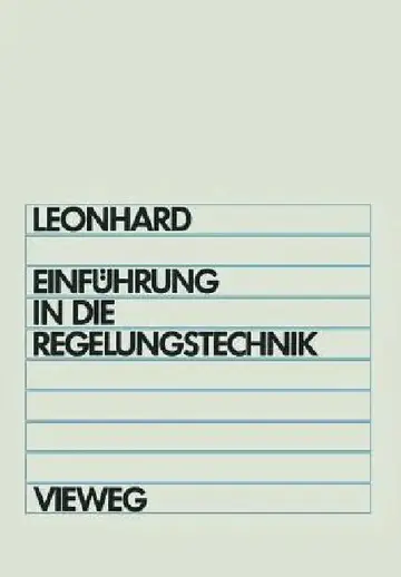 Cover of Einführung in Die Regelungstechnik