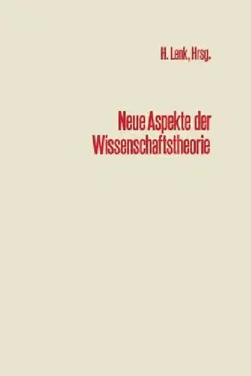 Cover of Neue Aspekte Der Wissenschaftstheorie