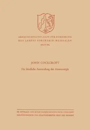 Cover of Die friedliche Anwendung der Atomenergie