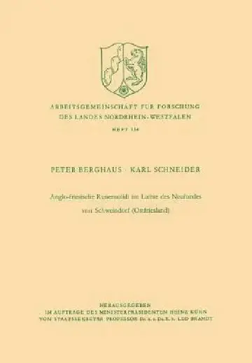 Cover of Anglo-Friesische Runensolidi Im Lichte Des Neufundes Von Schweindorf (Ostfriesland)