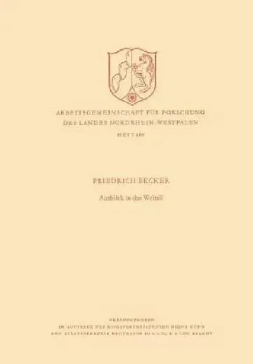 Cover of Ausblick in Das Weltall
