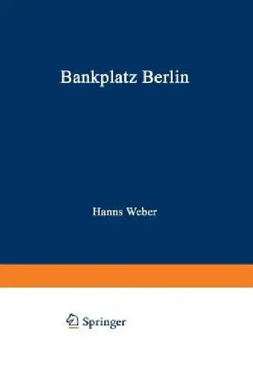Cover of Bankplatz Berlin