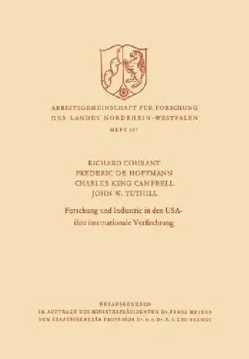 Cover of Forschung Und Industrie in Den USA - Ihre Internationale Verflechtung