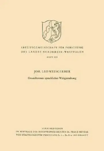Cover of Grundformen Sprachlicher Weltgestaltung