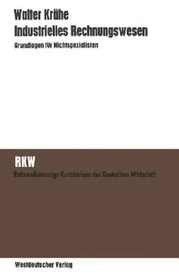 Cover of Industrielles Rechnungswesen
