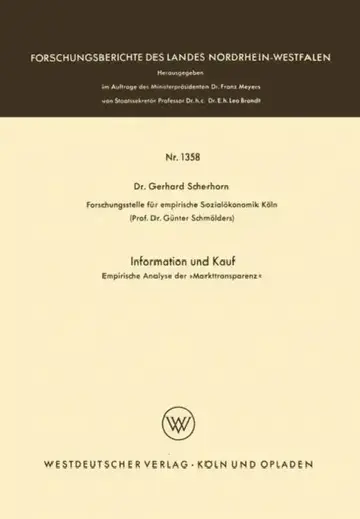 Cover of Information Und Kauf